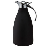 Bon Chef 4056S-NERO Roman Petite 48 oz. Nero Finish Insulated Stainless Steel Server