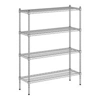 Regency 14" x 42" x 54" NSF Chrome 4-Shelf Kit