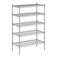 Regency 18" x 36" NSF Chrome 5-Shelf Kit with 54" Posts