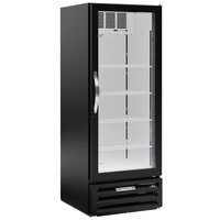 Beverage-Air MMF12HC-1-B-18 MarketMax 24" Black Glass Door Merchandiser Freezer with Left-Hinged Door - 11.9 Cu. Ft.