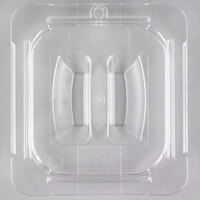 Carlisle 10310U07 StorPlus 1/6 Size Clear Universal Handled Lid