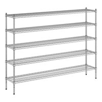 Regency 14" x 72" x 54" NSF Chrome 5-Shelf Kit