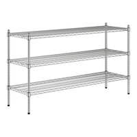 Regency 18" x 60" x 34" NSF Chrome 3-Shelf Kit