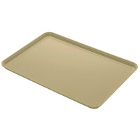 Cambro 1826CL161 18" x 26" Tan Camlite Tray - 12/Case