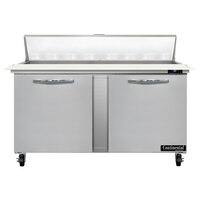 Continental Refrigerator SW60-N-16C 60" 2 Door Cutting Top Refrigerated Sandwich Prep Table