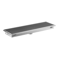 Regency FTG-1860 18" x 60" 14-Gauge Stainless Steel Floor Trough with Grate
