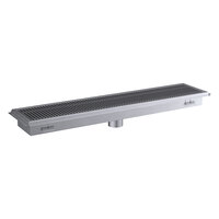 Regency 12" x 54" 14-Gauge Stainless Steel Floor Trough with Grate