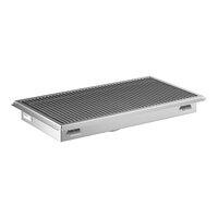 Regency FTG-2442 24" x 42" 14-Gauge Stainless Steel Floor Trough with Grate