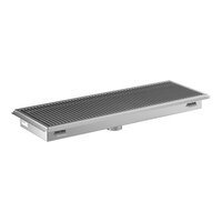Regency FTG-1854 18" x 54" 14-Gauge Stainless Steel Floor Trough with Grate