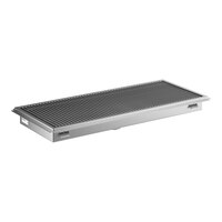 Regency FTG-2454 24" x 54" 14-Gauge Stainless Steel Floor Trough with Grate