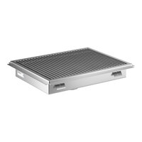Regency FTG-2430 24" x 30" 14-Gauge Stainless Steel Floor Trough with Grate