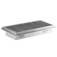 Regency 18" x 72" 14-Gauge Stainless Steel Floor Trough with Grate