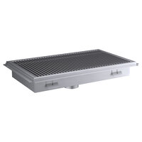 Regency 18" x 30" 14-Gauge Stainless Steel Floor Trough with Grate