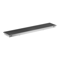 Regency FTG-24108 24" x 108" 14-Gauge Stainless Steel Floor Trough with Grate