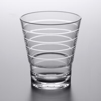 GET SW-1712-CL Cirq 12 oz. SAN Plastic Stackable Double Rocks / Old Fashioned - 24/Case