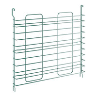 Regency Sheet Pan Organizer for 24" Deep Green Epoxy Shelves - 2/Pack