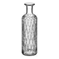 American Metalcraft GCD28 28 oz. Engraved Diamond Glass Carafe