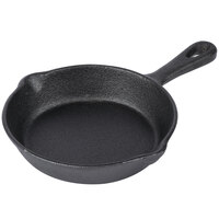 American Metalcraft CIS61 6" Pre-Seasoned Mini Cast Iron Skillet