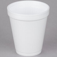 Dart 8J8 8 oz. White Customizable Foam Cup - 1000/Case