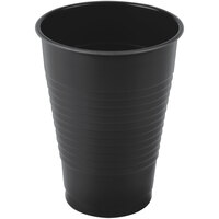 Creative Converting 28134071 12 oz. Black Velvet Plastic Cup - 240/Case