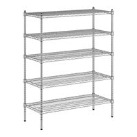 Regency 18" x 42" NSF Chrome 5-Shelf Kit with 54" Posts
