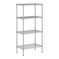 Regency 18" x 30" x 64" NSF Chrome 4-Shelf Kit