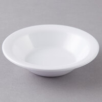 Carlisle KL80002 Kingline 5 oz. White Rimmed Fruit Bowl - 48/Case