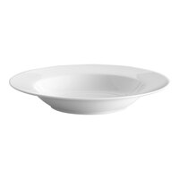 10 Strawberry Street Catering Pack CATCOM-RD-3 Bright White 10 oz. Porcelain Soup Bowl - 12/Case