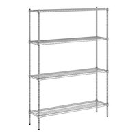 Regency 14" x 54" x 74" NSF Chrome Wire 4-Shelf Kit