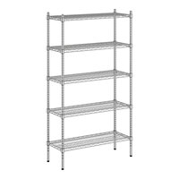 Regency 14" x 36" x 64" NSF Chrome Wire 5-Shelf Kit