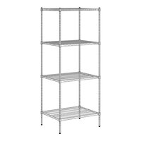 Regency 24" x 30" x 74" NSF Chrome Wire 4-Shelf Kit