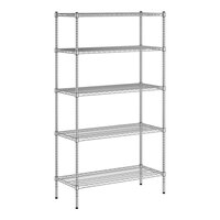 Regency 18" x 42" x 74" NSF Chrome Wire 5-Shelf Kit