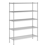 Regency 18" x 54" x 74" NSF Chrome Wire 5-Shelf Kit