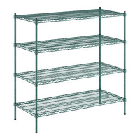 Regency 24" x 54" x 54" NSF Green Epoxy 4-Shelf Kit