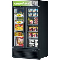 Turbo Air TGF-35SDB-N Black 40" Super Deluxe Glass Door Merchandising Freezer