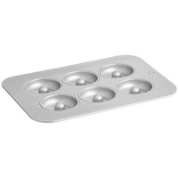 Chicago Metallic 25200 Glazed Aluminized Steel 6-Cavity Donut Pan