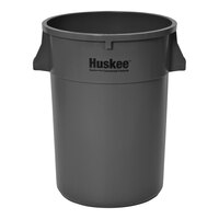 Continental 4444GY Huskee 44 Gallon Gray Round Trash Can