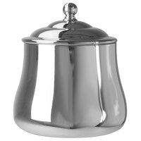 Walco Soprano from Steelite International WLCX529L 10 oz. Stainless Steel Sugar Bowl with Lid