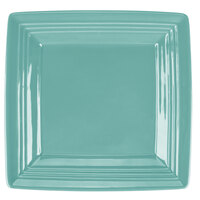 Tuxton CIH-0845 Concentrix 8 1/2" Island Blue Square China Plate - 12/Case