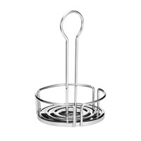 Tablecraft DIA595 Versa Rack 6" Stainless Steel Condiment Caddy