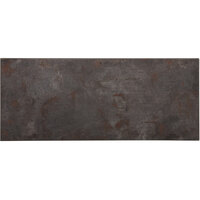 BFM Seating Relic Rustic Copper 30" x 72" Rectangular Melamine Table Top with Matching Edge