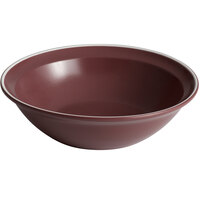 Libbey ENG-19-M Englewood 24 oz. Matte Mulberry Porcelain Salad Bowl - 36/Case