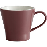 Libbey ENG-12-M Englewood 10.75 oz. Matte Mulberry Porcelain Mug - 36/Case