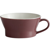 Libbey ENG-13-M Englewood 12.5 oz. Matte Mulberry Porcelain Soup Mug - 36/Case