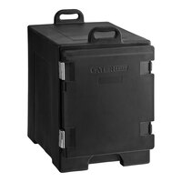 CaterGator Black Front Loading Insulated Food Pan Carrier - 5 Full-Size Pan Max Capacity