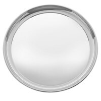 Walco Soprano from Steelite International WL9222SP 13" Stainless Steel Round Serving Tray - 10/Case