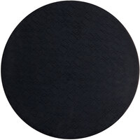 Libbey BTM-6127 Sonoran 13" Black Round Mat - 12/Case