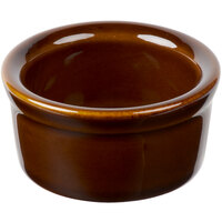 Tuxton BAX-025 Caramel 2.5 oz. Smooth China Ramekin - 48/Case