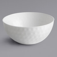 Fineline GBS675.WH Platter Pleasers 32 oz. White Small Dimpled Bowl   - 24/Case