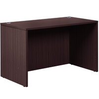 Boss N104-MOC Mocha Laminate Desk Shell - 48" x 24" x 29"